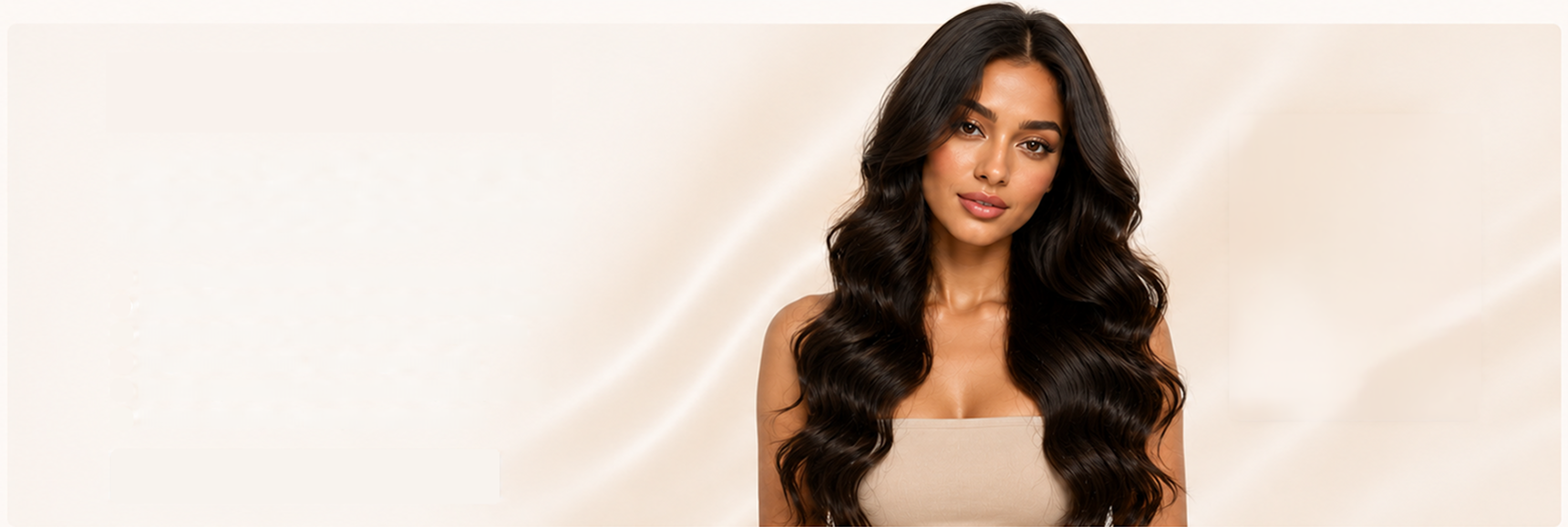 Premium hair extensions background